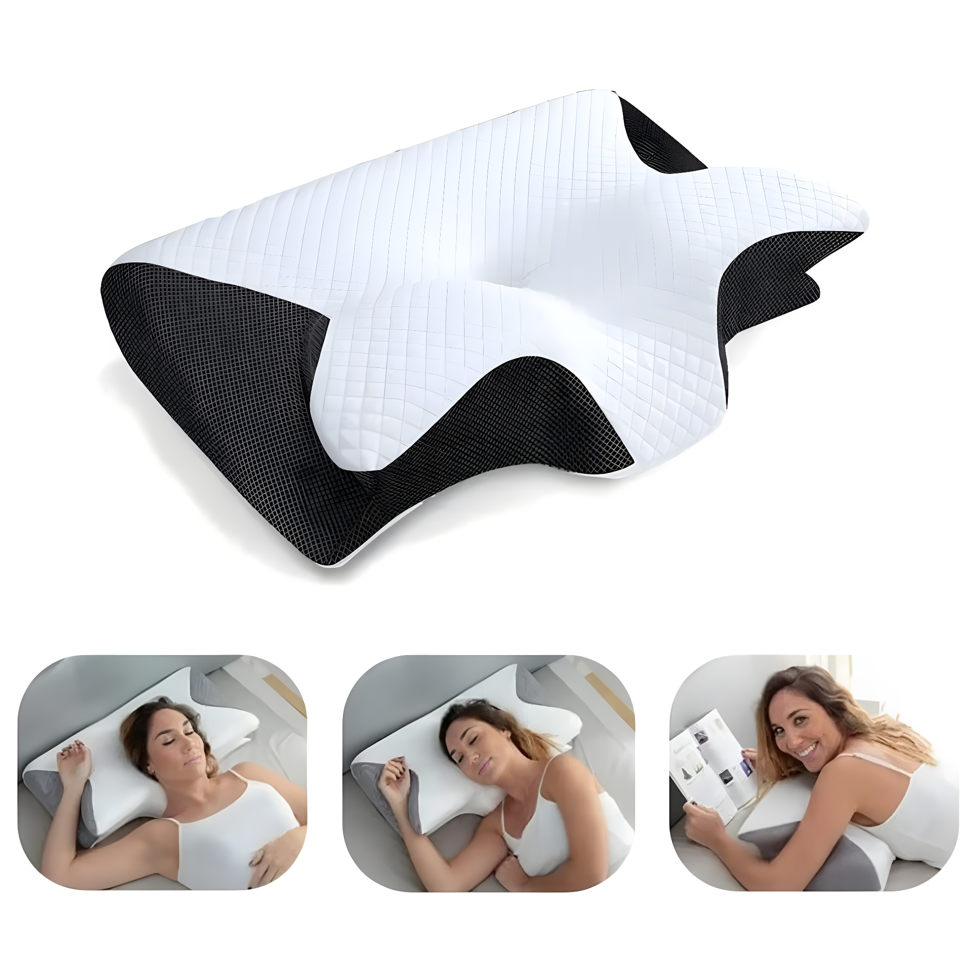 Ergonomisches Schlafkissen mit Memory Schaum V2