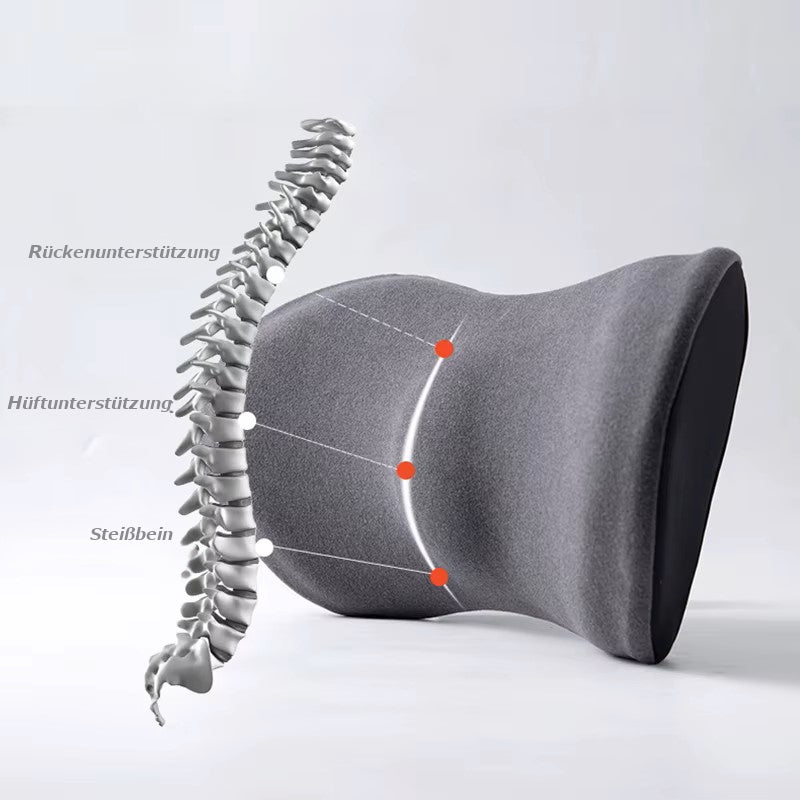 Ergonomisches Hüftkissen aus Memory-Schaum - auch für den Nacken erhältlich